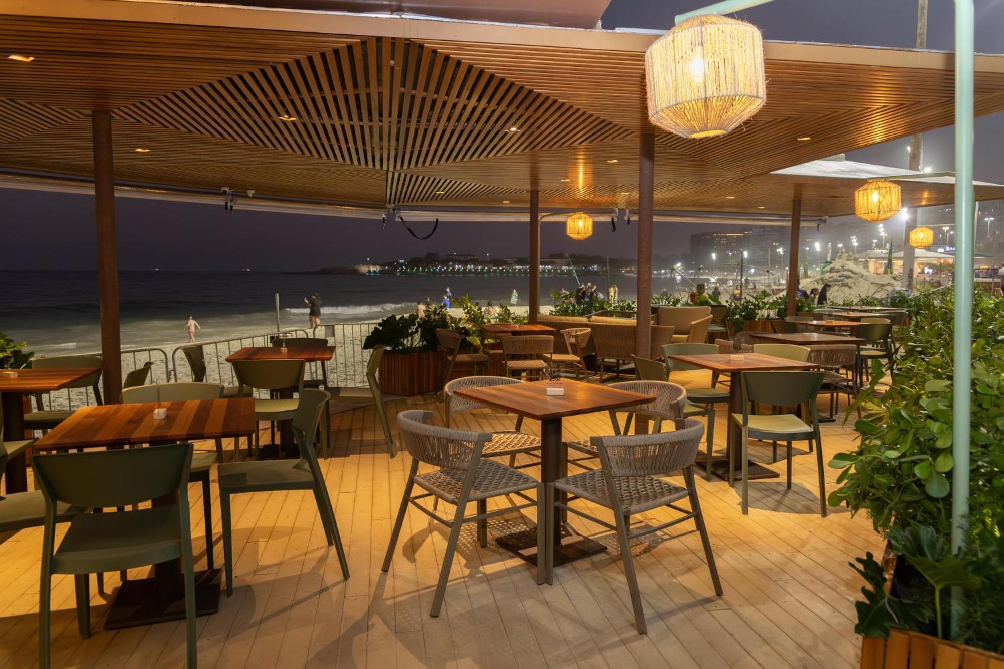 Rio Othon Palace Rio de Janeiro Dış mekan fotoğraf The deck of the restaurant