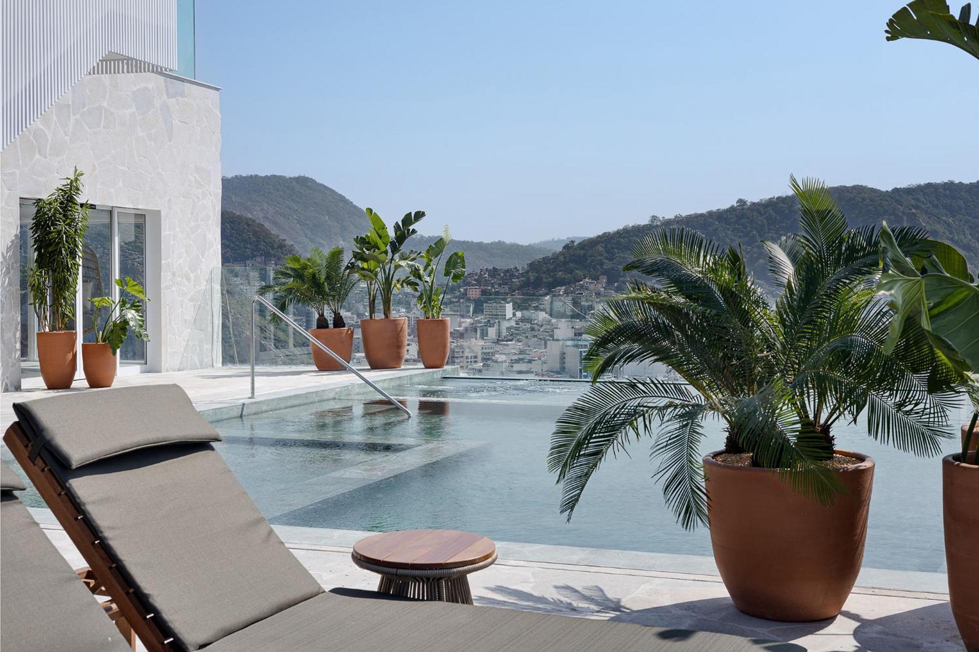 Rio Othon Palace Rio de Janeiro Dış mekan fotoğraf Rooftop pool